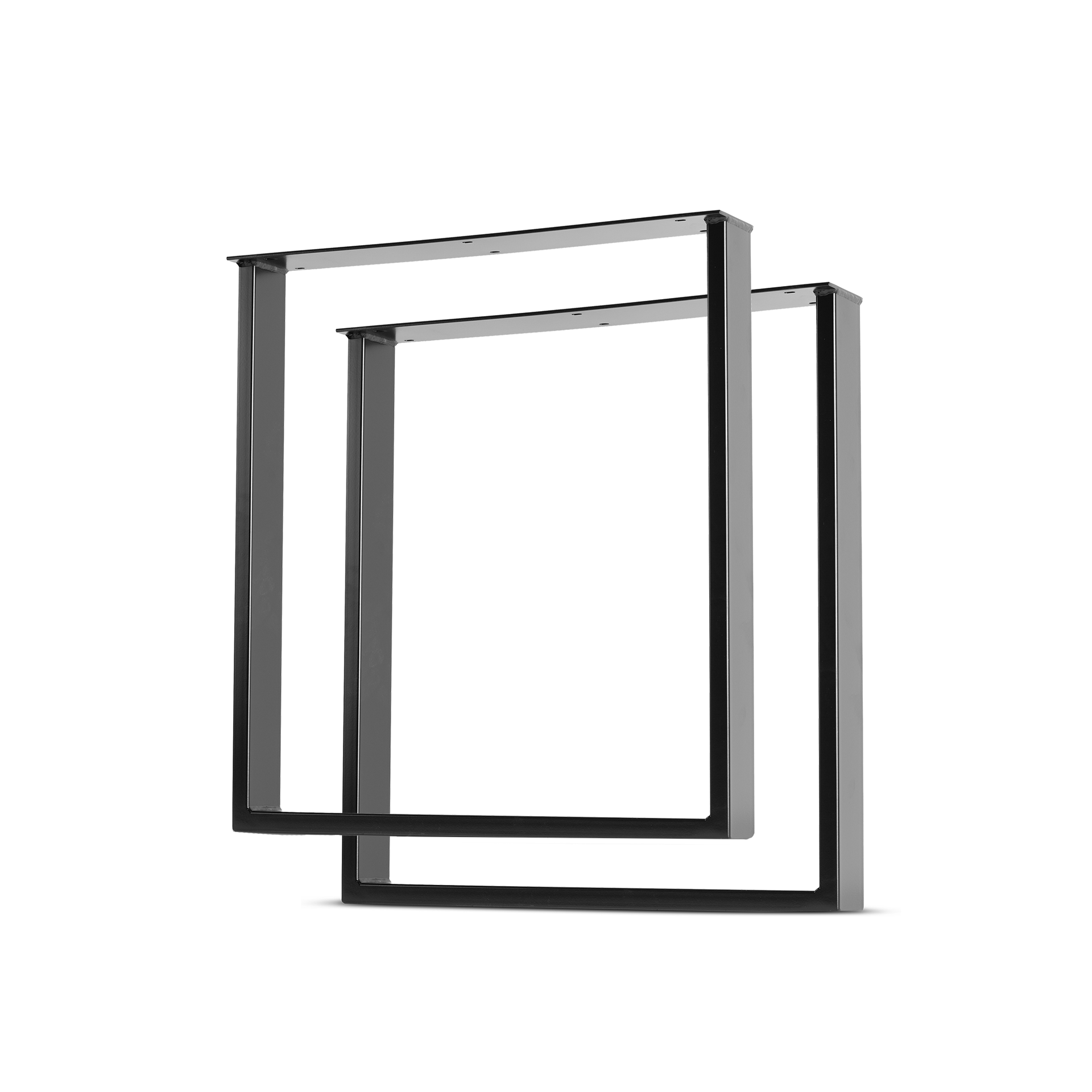 Quick Ship | Square Frame Table & Bench Leg | 28" x 24" | Set of 2
