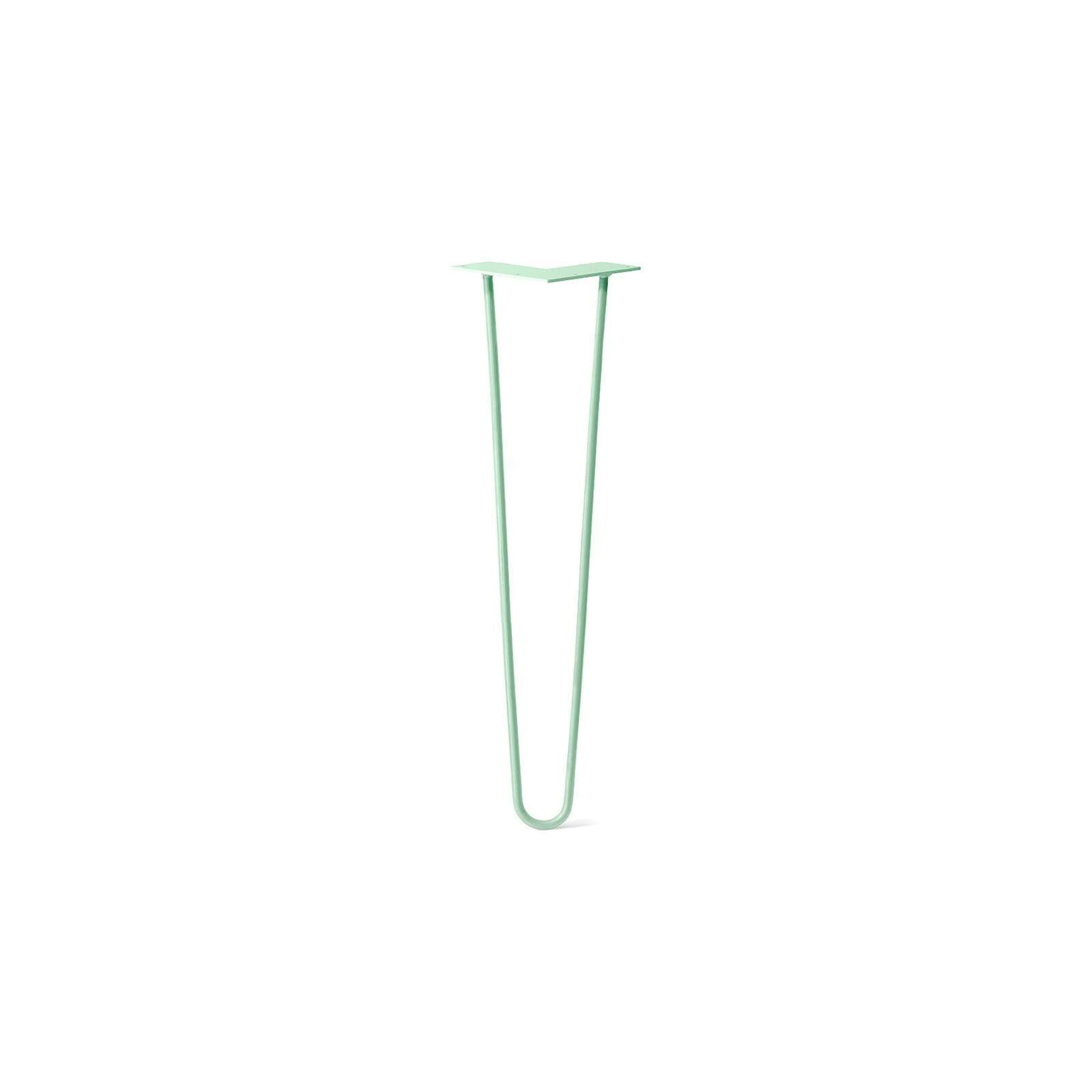 Hairpin Leg (Sold Separately), 2-Rod Design - Mint Powder Coated Finish