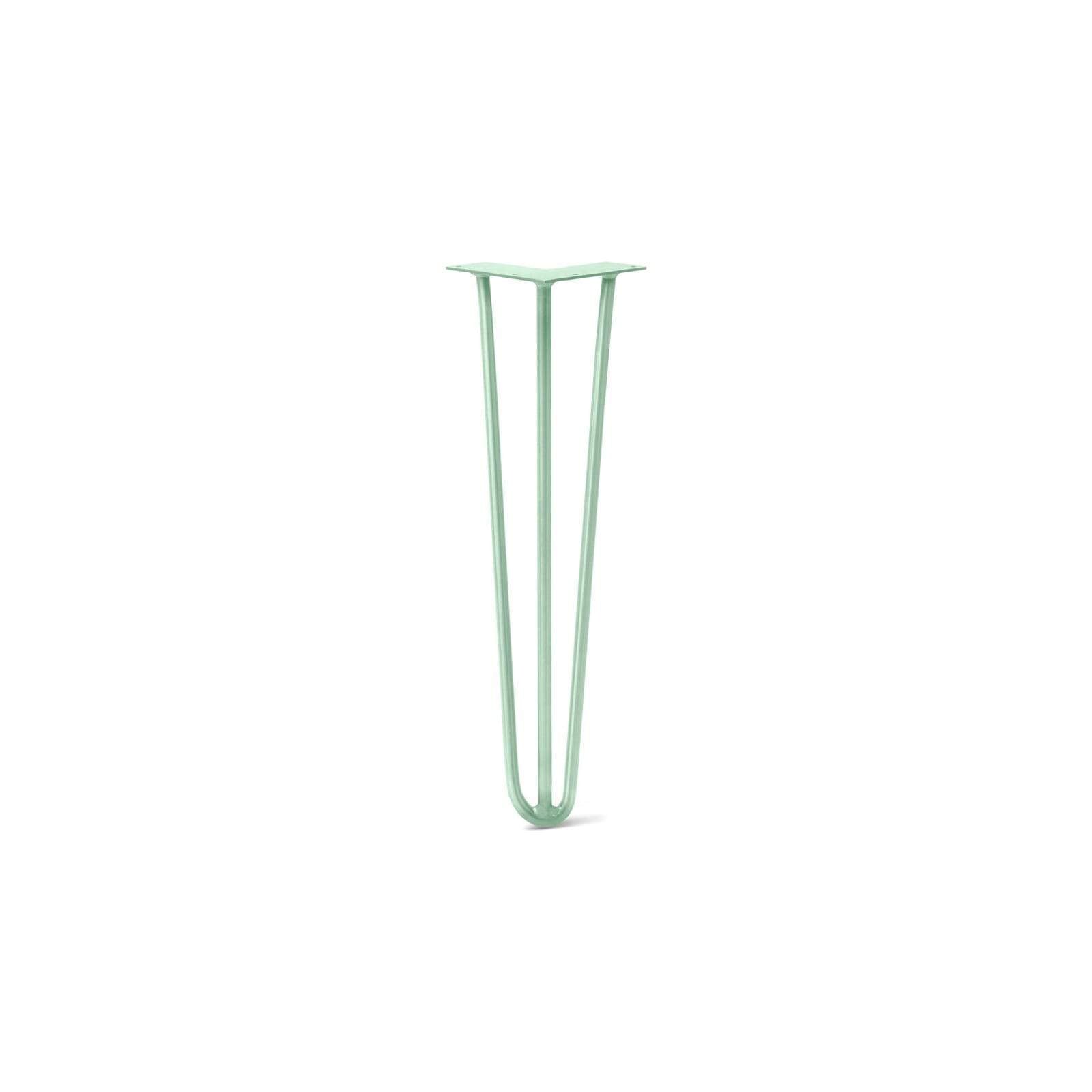 Hairpin Leg (Sold Separately), 3-Rod Design - Mint Powder Coated Finish